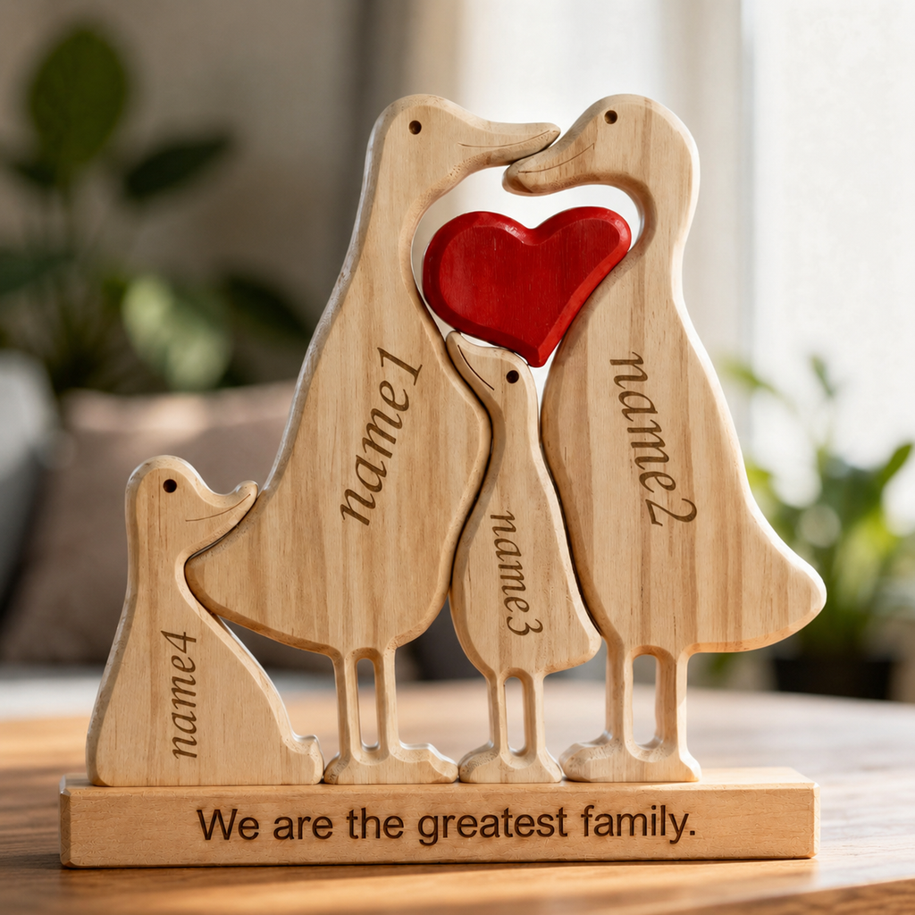 Family Puzzle – Personalized Wooden Keepsake