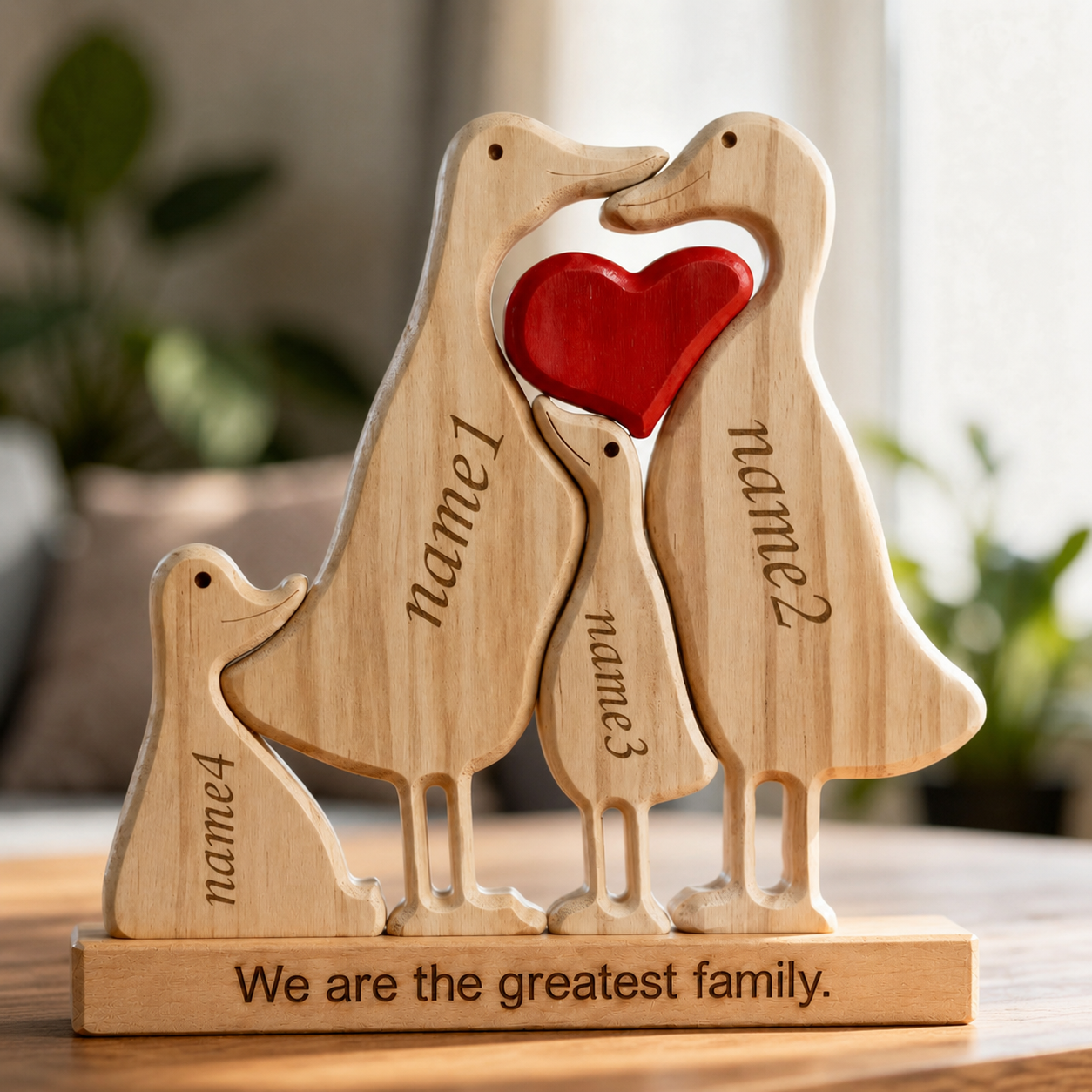 Family Puzzle – Personalized Wooden Keepsake
