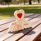 Dinosaur Family Puzzle – Personalized Wooden Keepsake