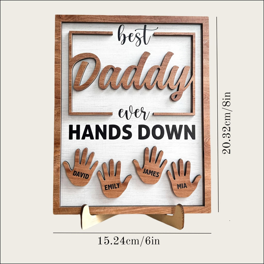 Personalised Dad Frame Keepsake