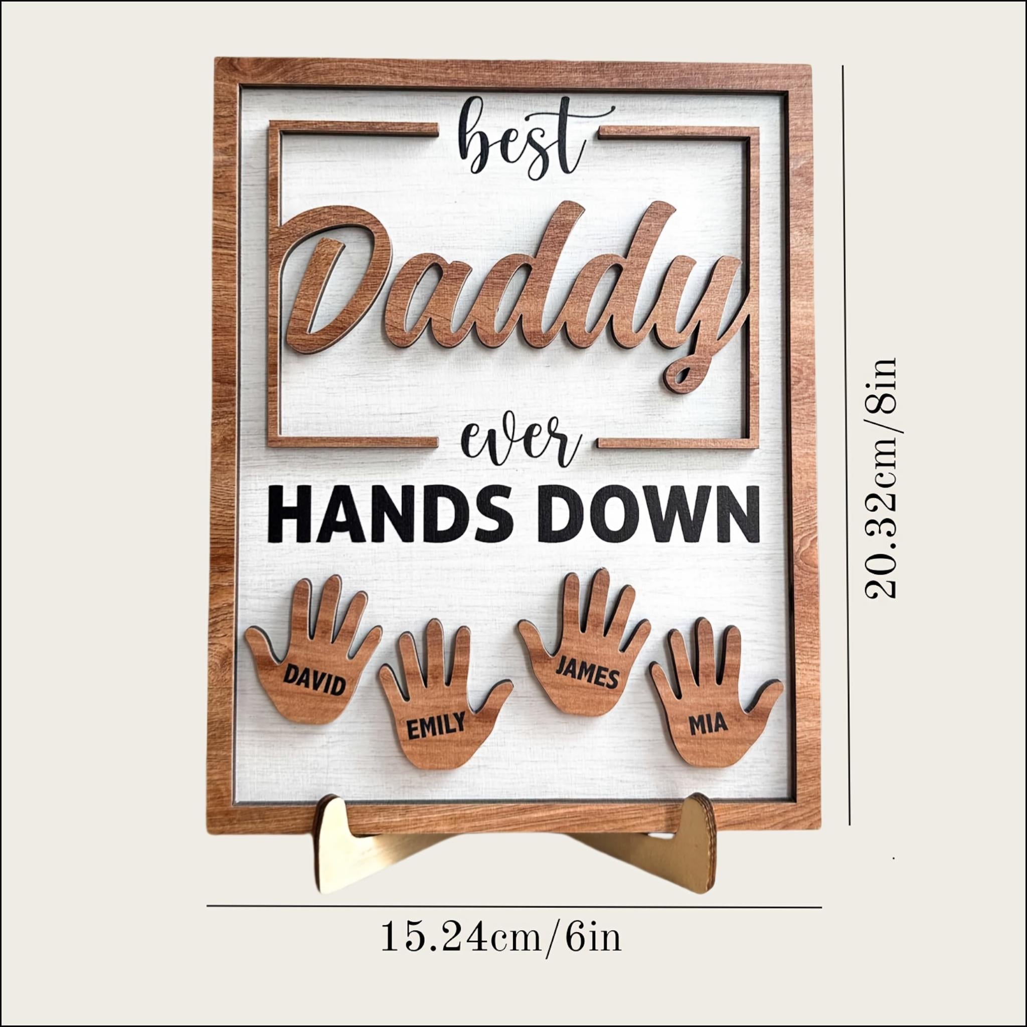 Personalised Dad Frame Keepsake