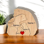 Personalised Bear Family Puzzle With Stand