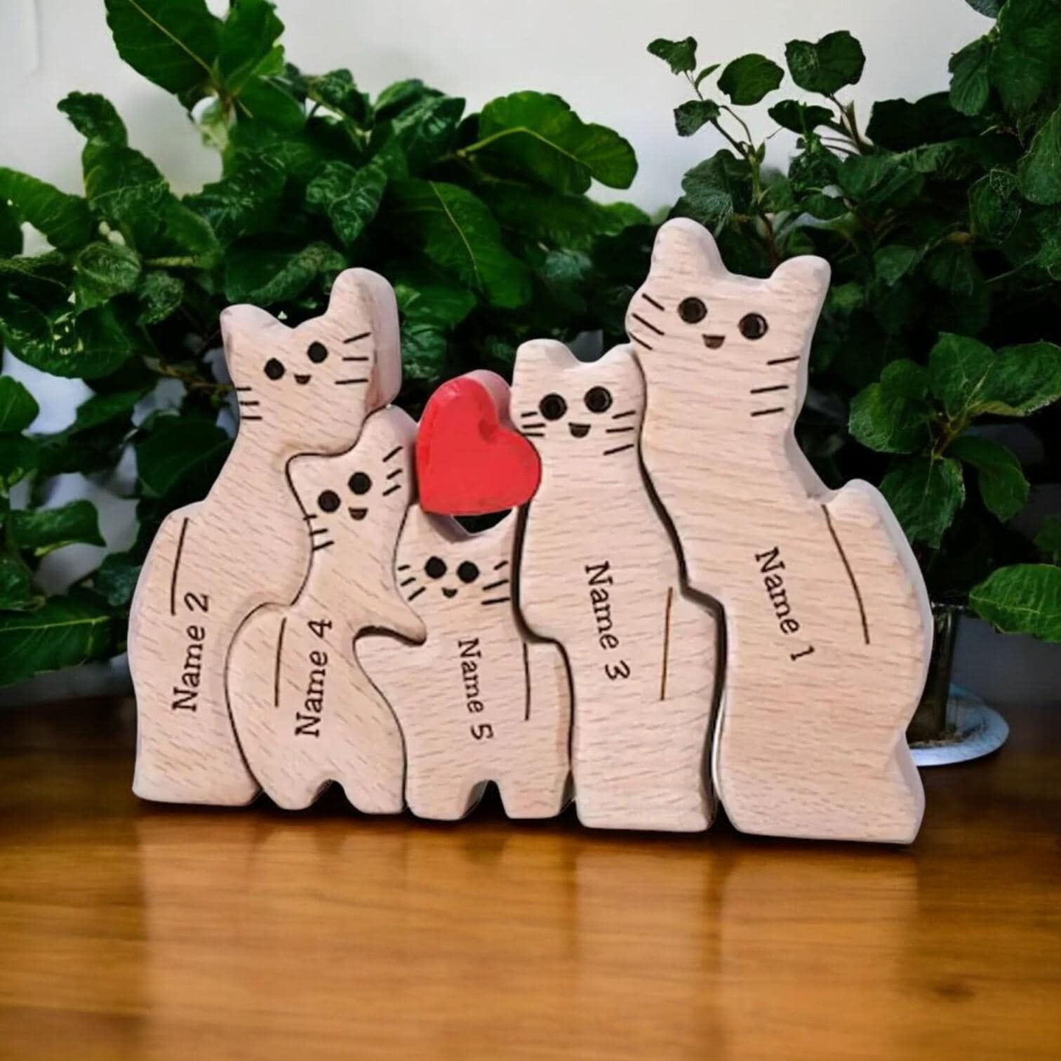 Personalised Cat Family Puzzle