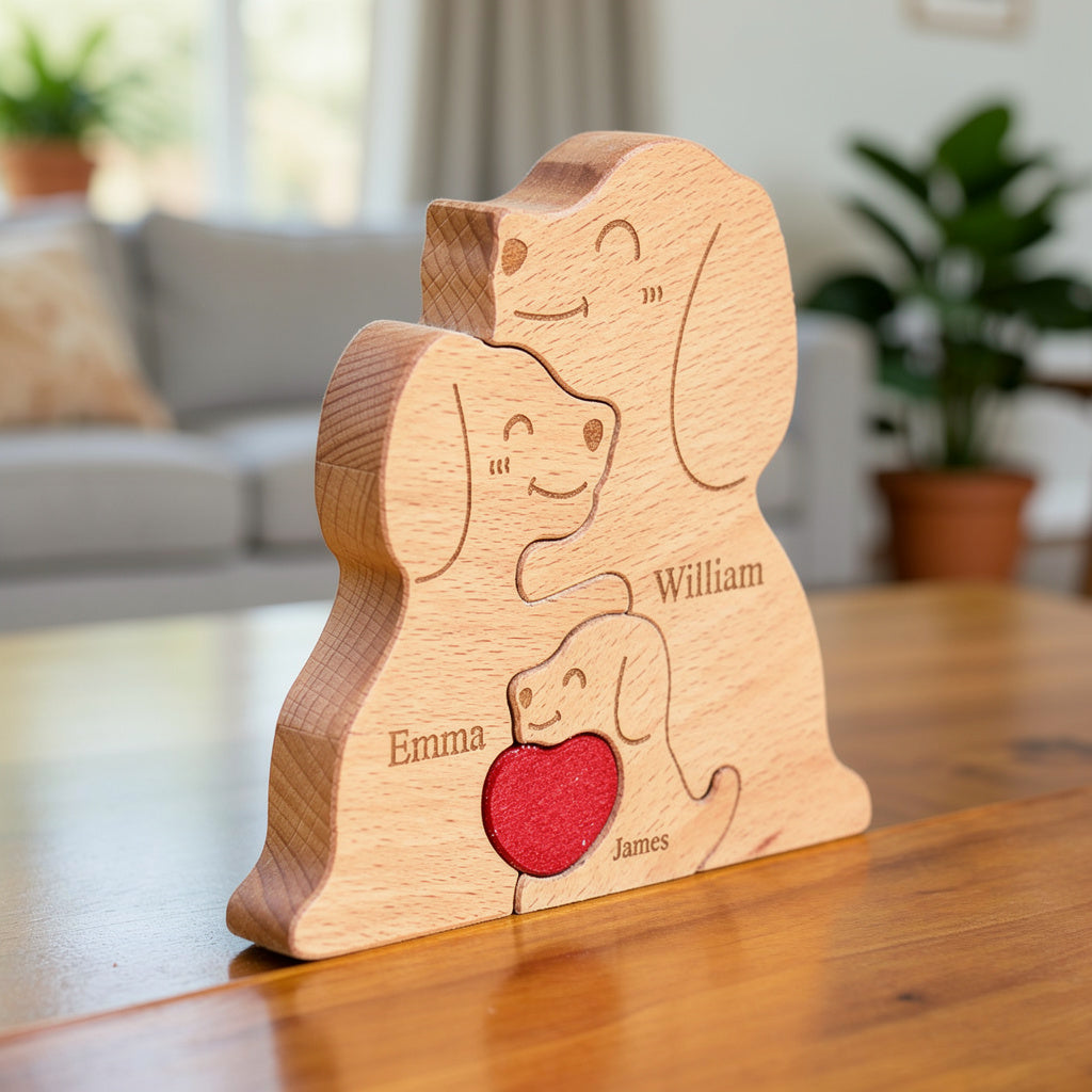 Personalised Dog Family Puzzle