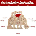 Personalised Duck Family Puzzle