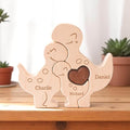 Personalised Dinosaur Family Puzzle