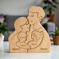 Personalised Hugging Family Puzzle