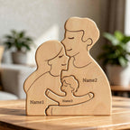Personalised Hugging Family Puzzle