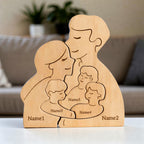 Personalised Hugging Family Puzzle