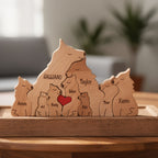 Personalised Wolf Family Puzzle