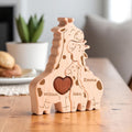Personalised Giraffe Family Puzzle
