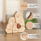 Personalised Penguin Family Puzzle