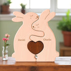 Personalised Bunny Family Puzzle