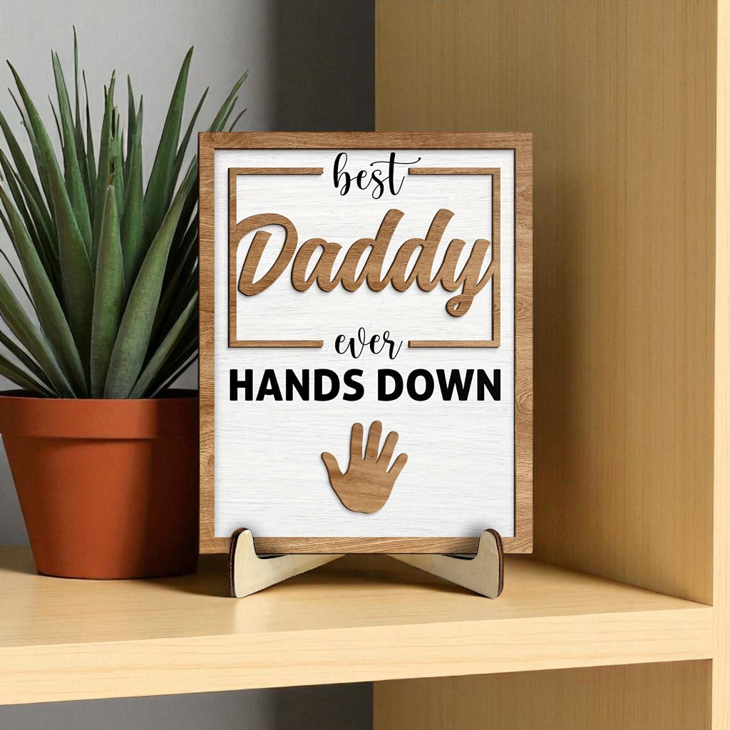 Personalised Dad Frame Keepsake