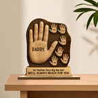 Personalised Dad Handprint Keepsake