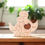 Personalised Dinosaur Family Puzzle