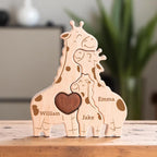 Personalised Giraffe Family Puzzle