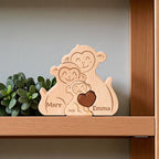 Personalised Monkey Family Puzzle
