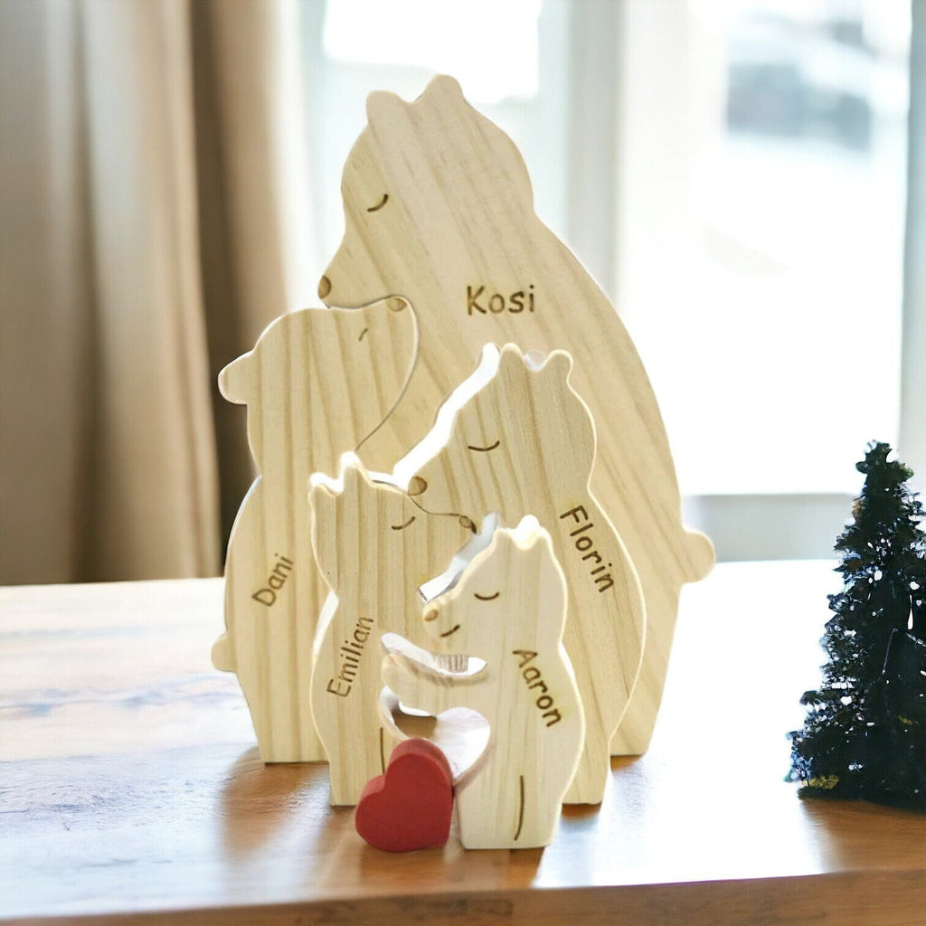 Personalised Single Parent Bear Puzzle