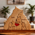 Personalised Wolf Family Puzzle