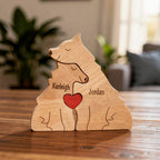 Personalised Wolf Family Puzzle