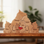 Personalised Wolf Family Puzzle