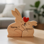 Personalised Rabbit Family Puzzle