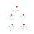 Personalised Rabbit Family Puzzle