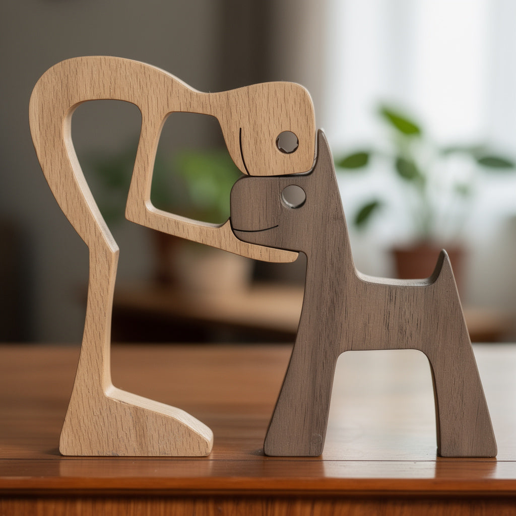 Personalised Man And Dog Keepsake