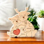Personalised Deer Family Puzzle
