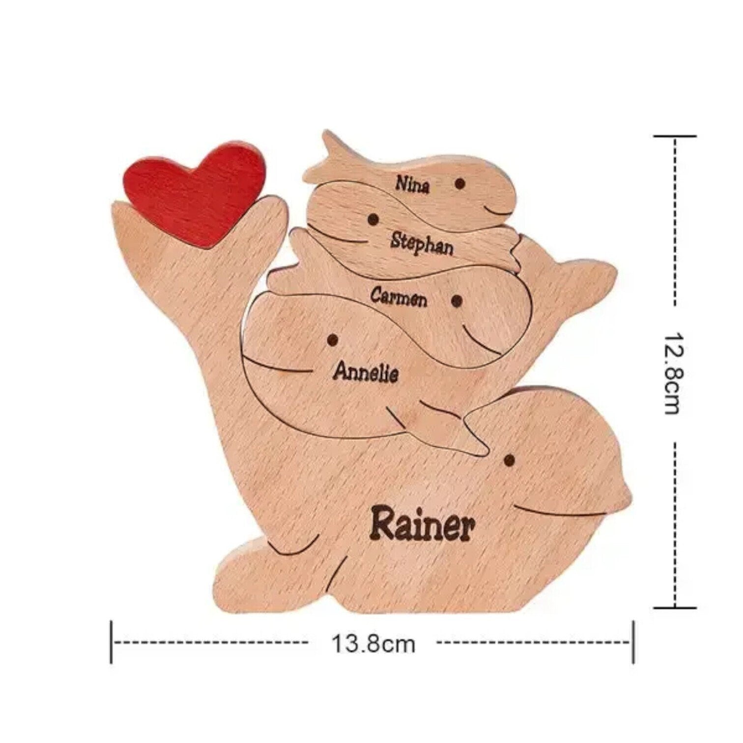 Personalised Delphine Family Puzzle