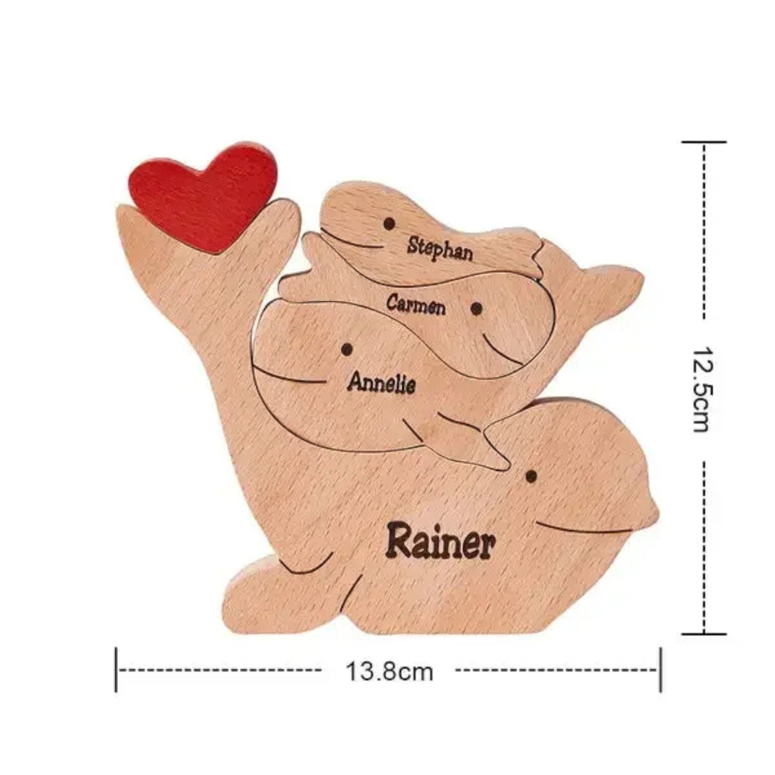 Personalised Delphine Family Puzzle