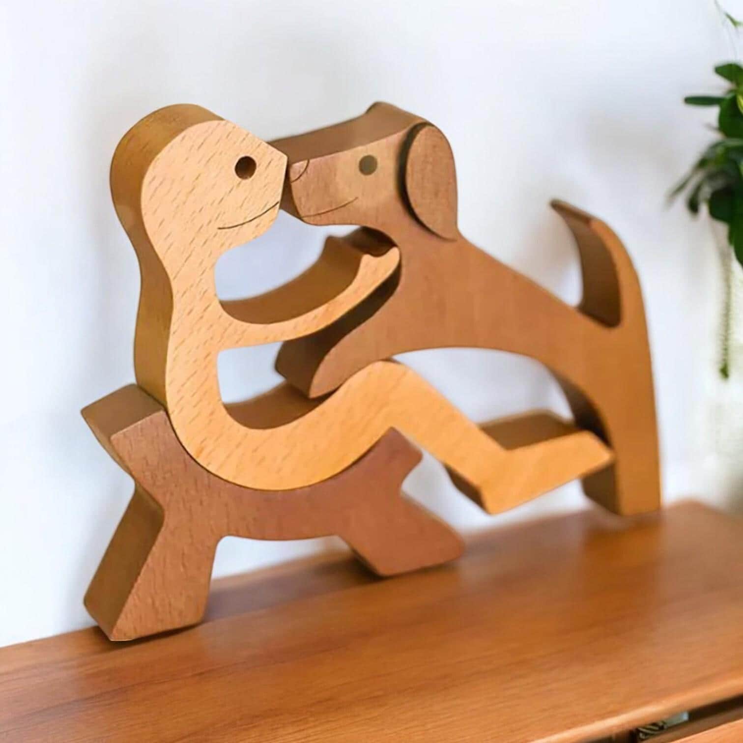 Personalised Woman And Dog Keepsake