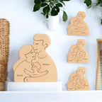 Personalised Hugging Family Puzzle