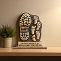 Personalised Dad Footprint Keepsake