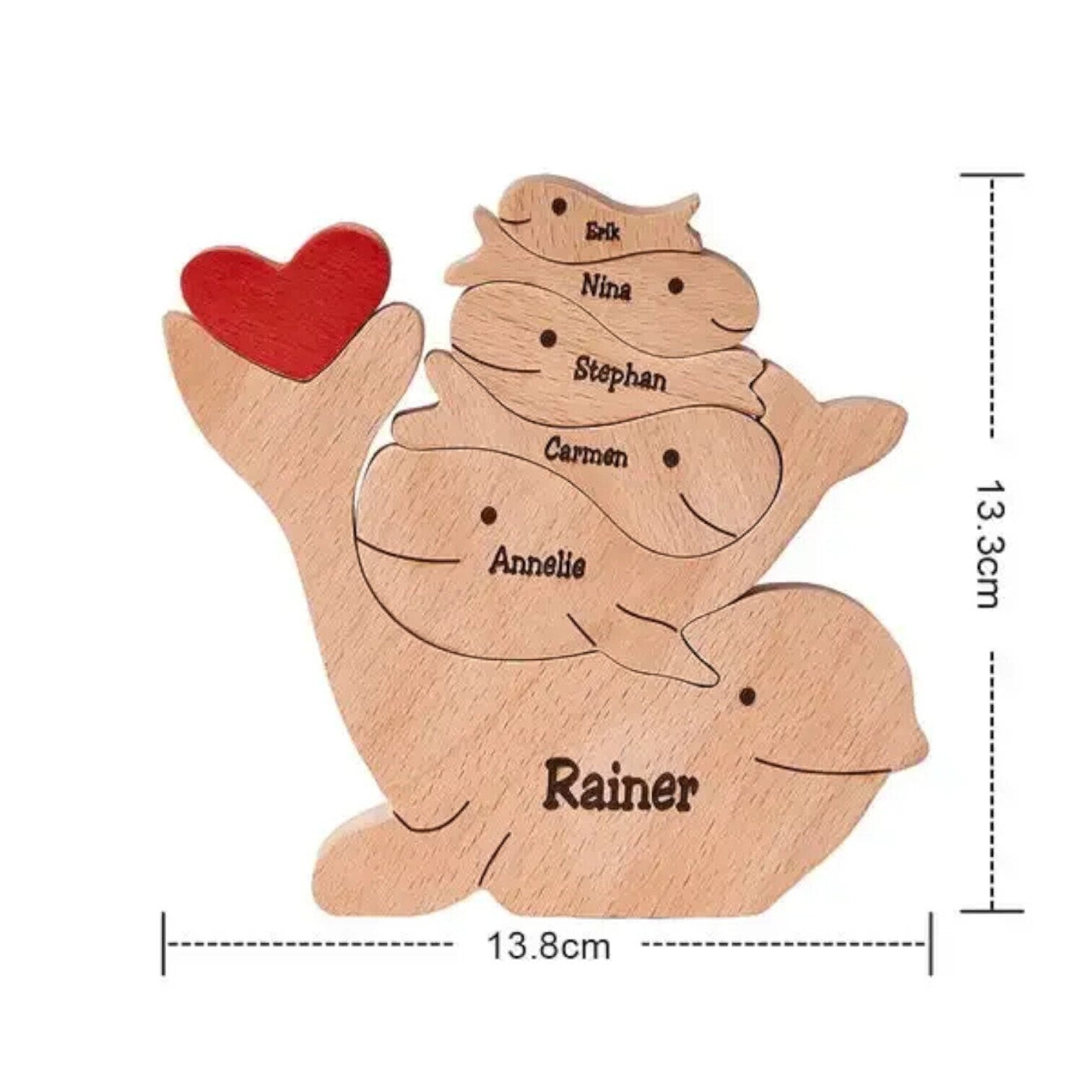Personalised Delphine Family Puzzle