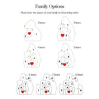 Personalised Single Parent Bear Puzzle
