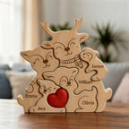 Personalised Deer Family Puzzle