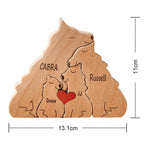 Personalised Wolf Family Puzzle
