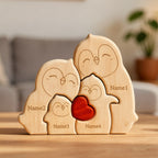 Personalised Penguin Family Puzzle