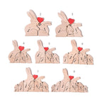 Personalised Rabbit Family Puzzle