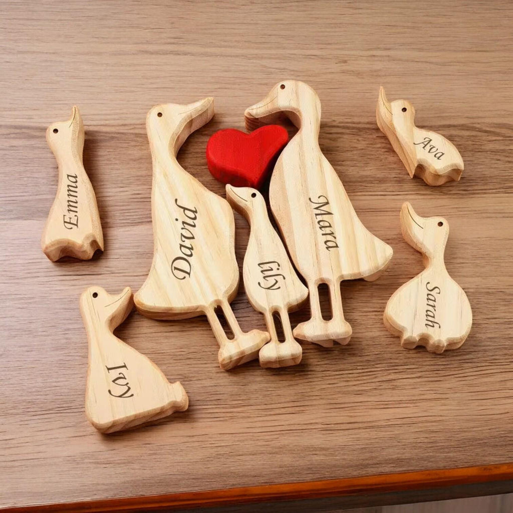 Personalised Duck Family Puzzle